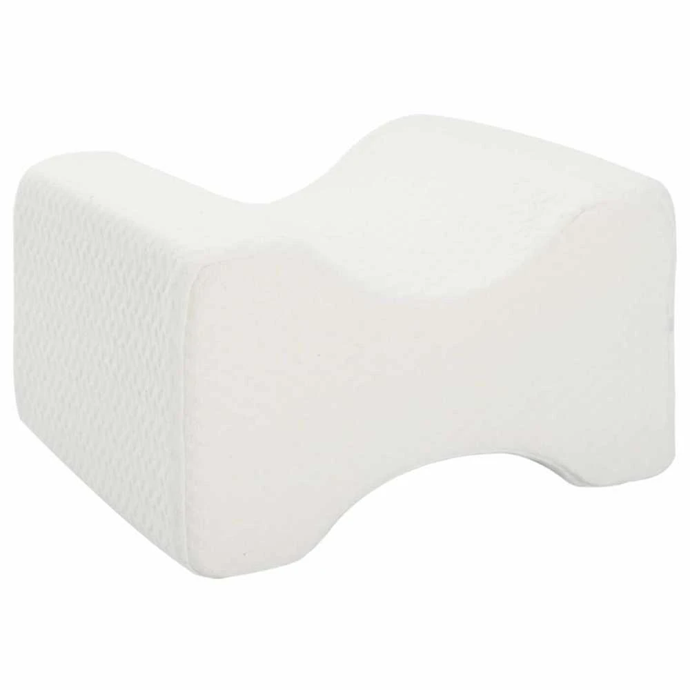 Knee Pillow Baltas Atminties putplastis ir poliesteris
