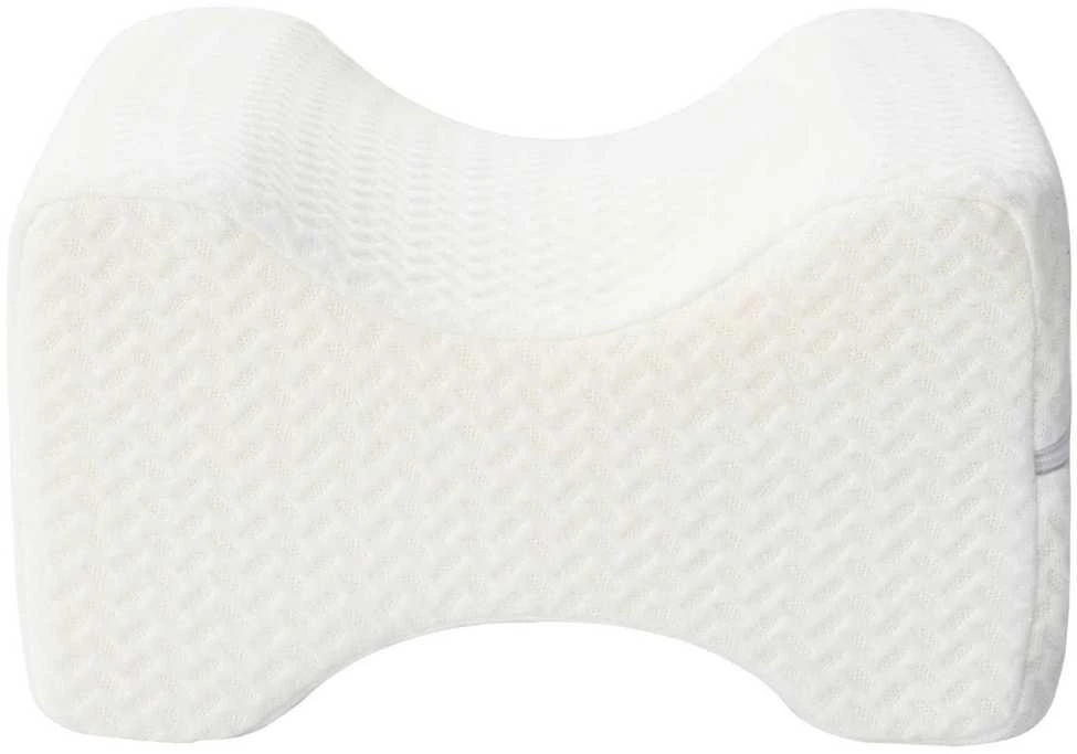 Knee Pillow Baltas Atminties putplastis ir poliesteris