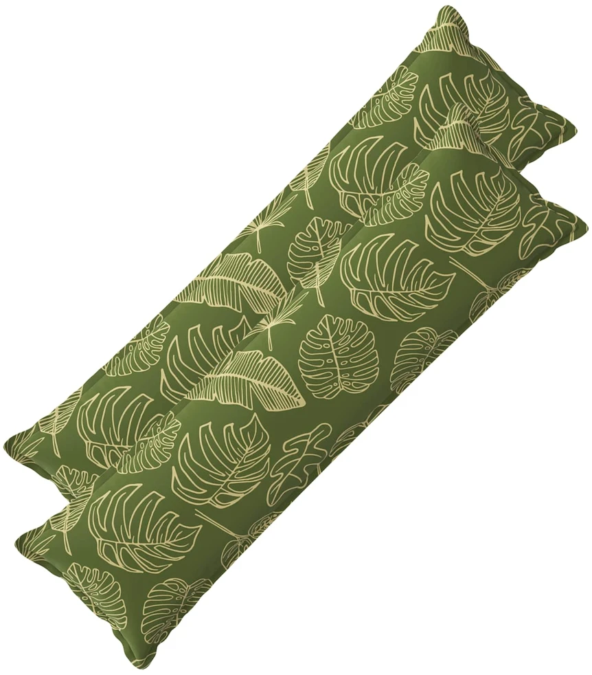 Pagalvėlė 2 vnt. HOUTEN Lapų dizainas 40 x 145 cm Poliesteris