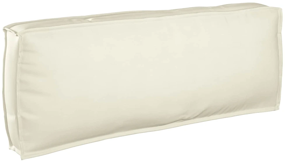 Pagalvėlė Oksfordo audinys Kreminė 120 x 40 x 12 cm