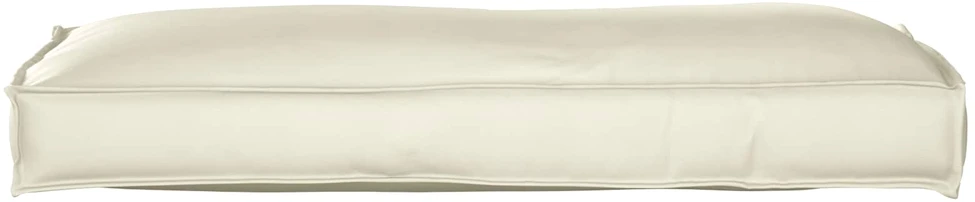 Pagalvėlė Oksfordo audinys Kreminė 120 x 40 x 12 cm