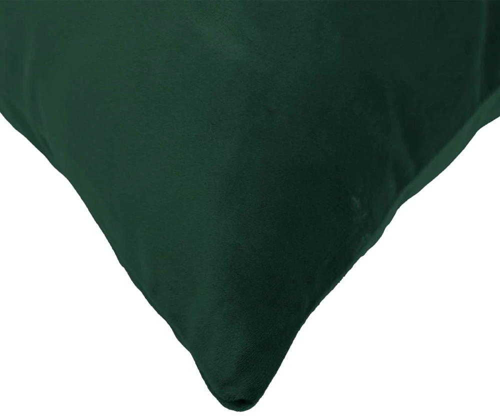 Pagalvėlė su pagalve HEERLEN 2 vnt. Tamsiai žalia Aksomas