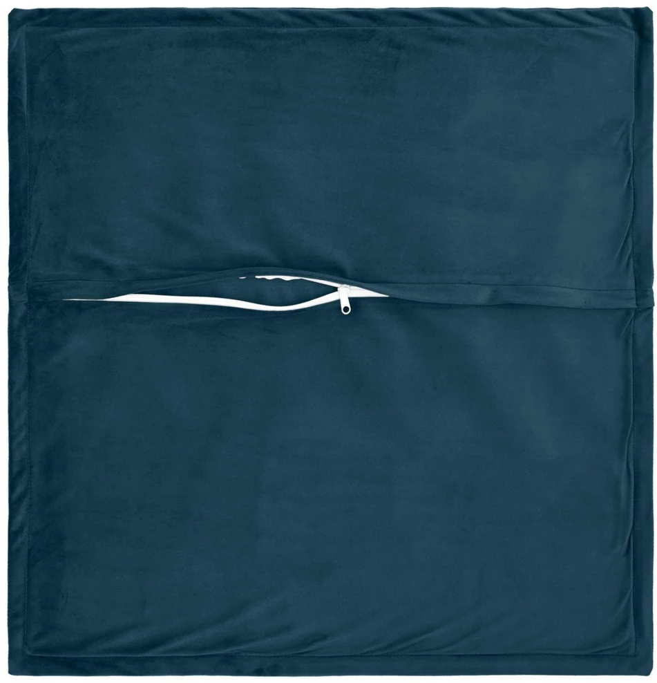Pagalvėlė su pagalve HOUTEN 2 vnt. Mėlyna Aksomas