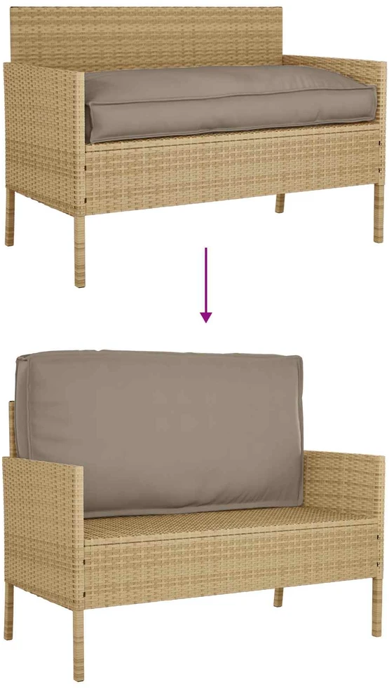 Pagalvėlė Oksfordo audinys Tortora 120 x 60 x 12 cm