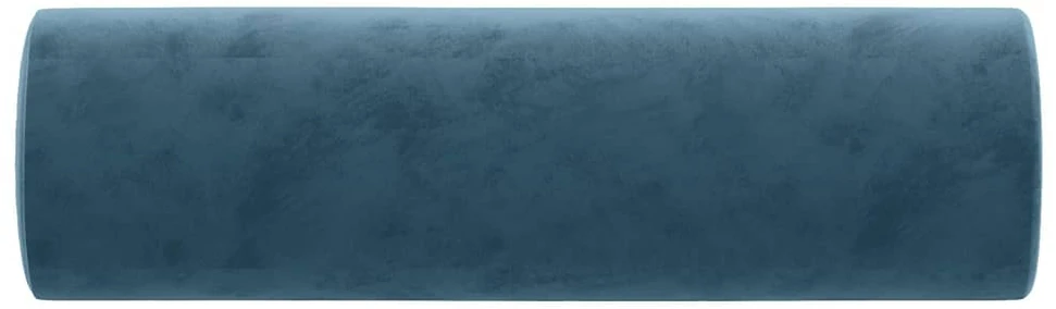 Pagalvėlės, 2vnt., mėlynos spalvos, 15x50cm, aksomas