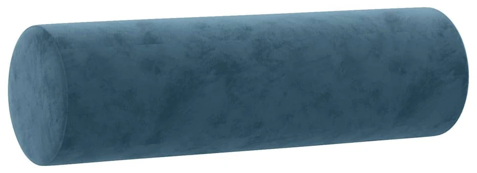 Pagalvėlės, 2vnt., mėlynos spalvos, 15x50cm, aksomas
