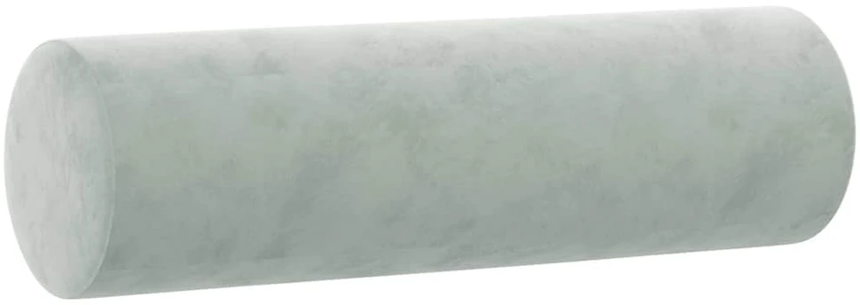 Pagalvėlės, 2vnt., šviesiai pilkos spalvos, 15x50cm, aksomas