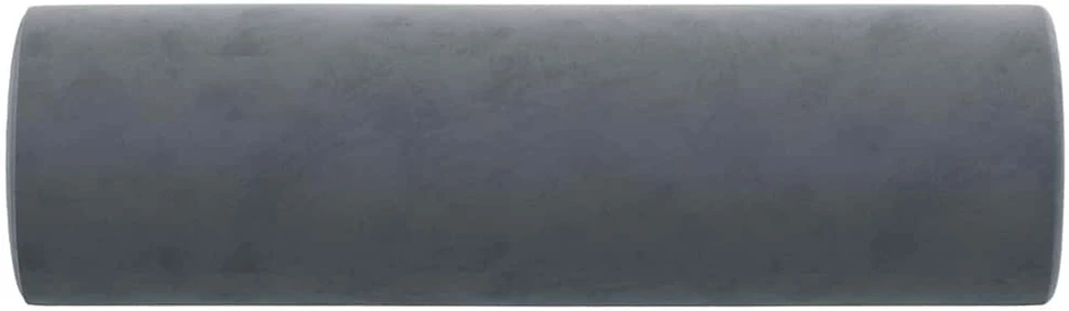 Pagalvėlės, 2vnt., tamsiai pilkos spalvos, 15x50cm, aksomas