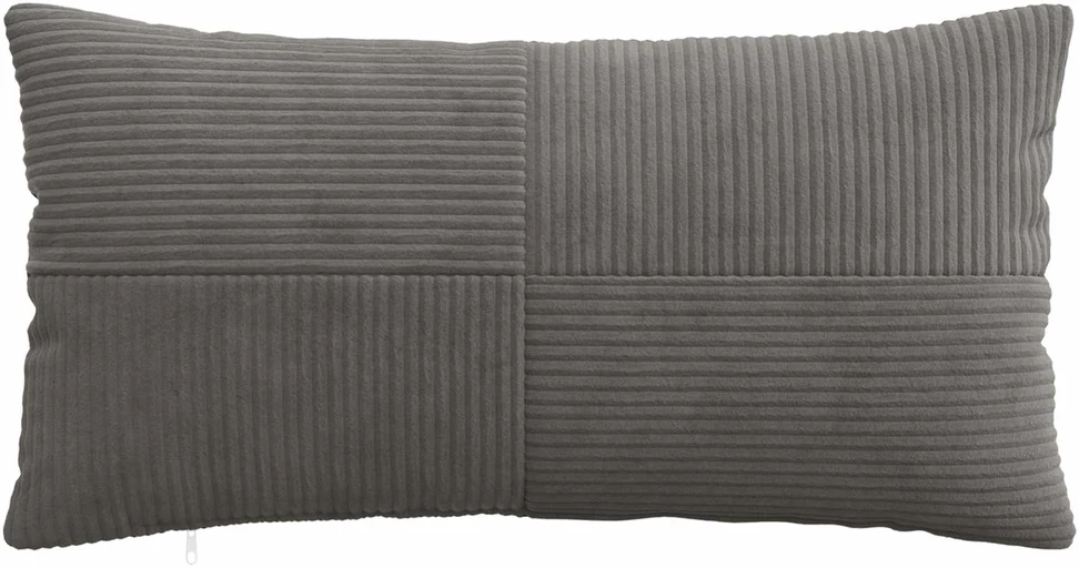 Pagalvėlės užvalkalas 12 pcs ALMELO Tamsiai pilka 40 x 80 cm