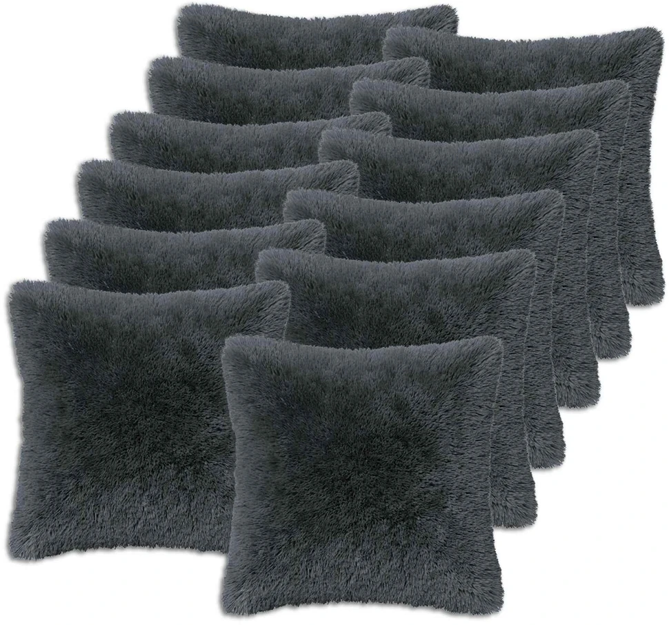 Pagalvėlės užvalkalas 12 pcs HEERLEN Antracito 45 x 45 cm