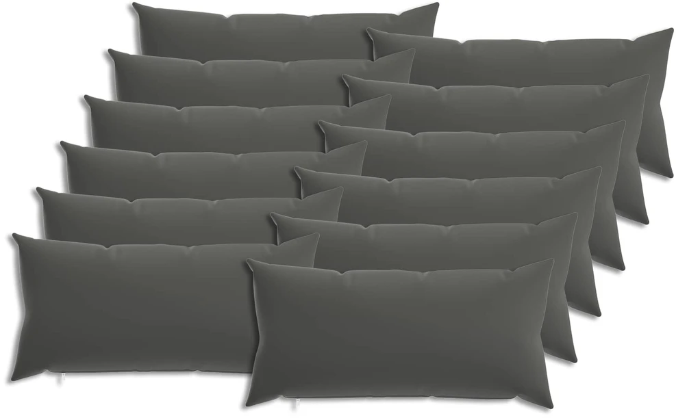 Pagalvėlės užvalkalas 12 pcs HEERLEN Antracito 40 x 80 cm