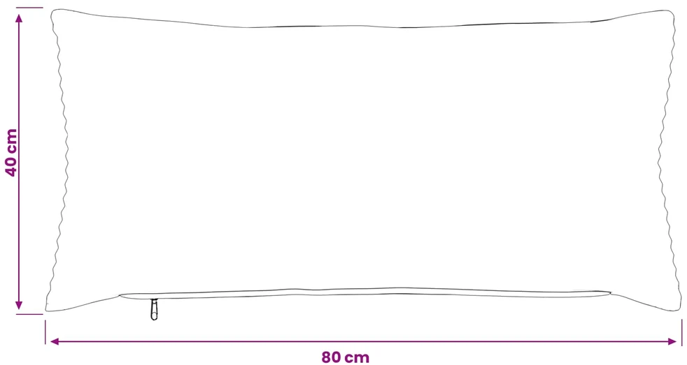 Pagalvėlės užvalkalas 12 pcs HEERLEN Antracito 40 x 80 cm