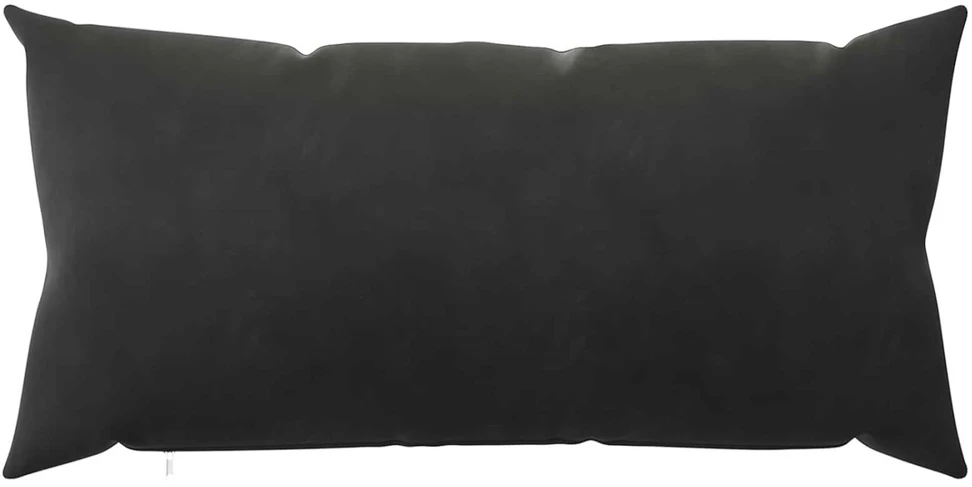 Pagalvėlės užvalkalas 12 pcs HEERLEN Juoda 40 x 80 cm Aksomas