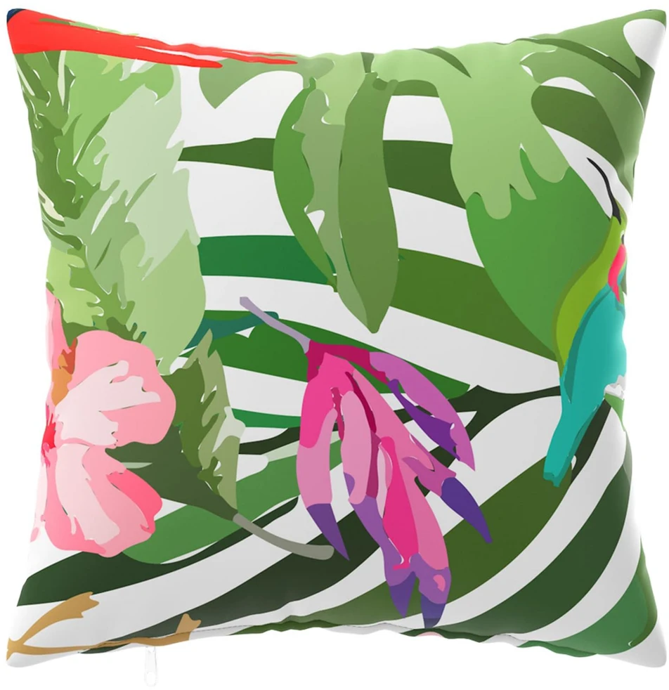 Pagalvėlės užvalkalas 12 pcs HEERLEN Juoda 45 x 45 cm