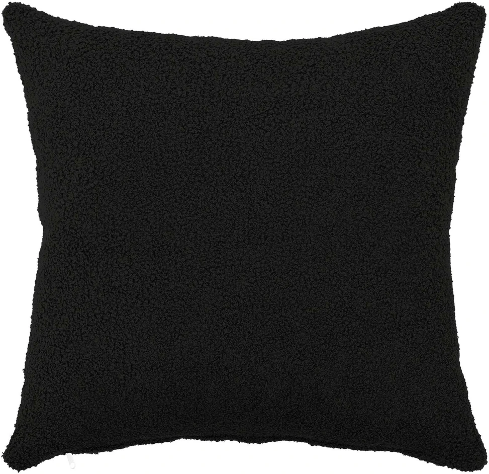 Pagalvėlės užvalkalas 12 pcs HEERLEN Juoda 40 x 40 cm Bouclé