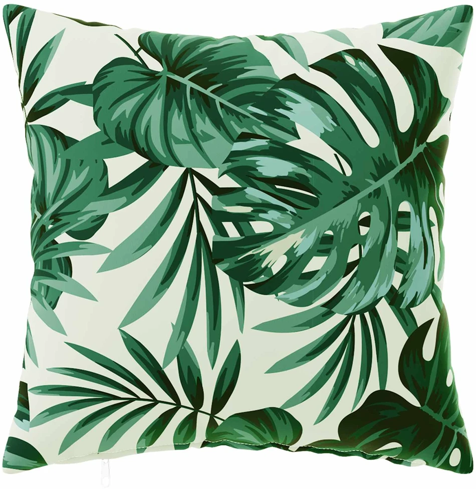 Pagalvėlės užvalkalas 12 pcs HEERLEN Lapų raštas 45 x 45 cm