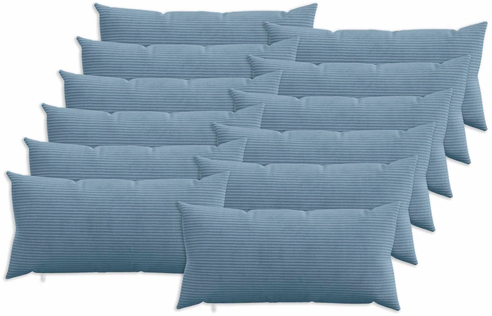 Pagalvėlės užvalkalas 12 pcs HEERLEN Mėlyna 40 x 80 cm