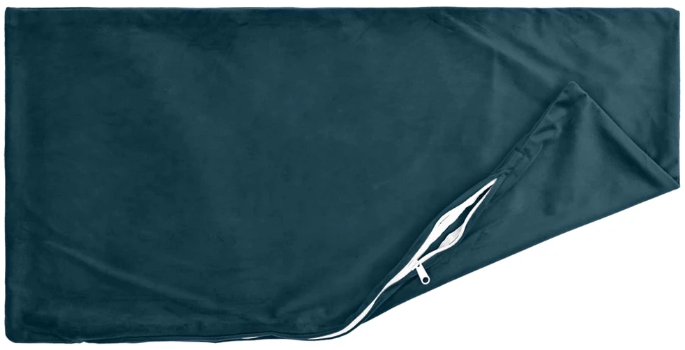 Pagalvėlės užvalkalas 12 pcs HEERLEN Mėlyna 40 x 80 cm Aksomas