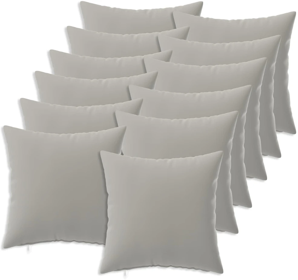 Pagalvėlės užvalkalas 12 pcs HEERLEN Pilka 50 x 50 cm
