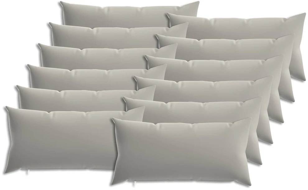 Pagalvėlės užvalkalas 12 pcs HEERLEN Pilka 40 x 80 cm