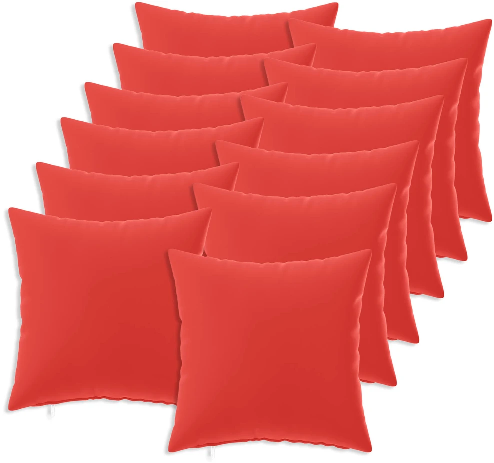 Pagalvėlės užvalkalas 12 pcs HEERLEN Raudona 40 x 40 cm