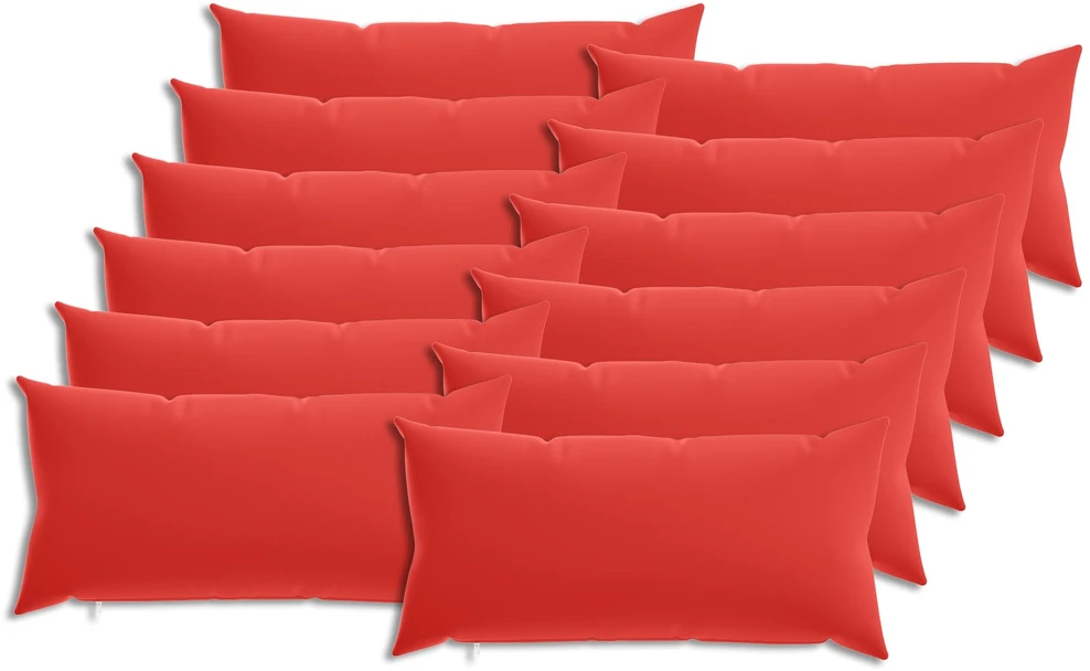 Pagalvėlės užvalkalas 12 pcs HEERLEN Raudona 40 x 80 cm