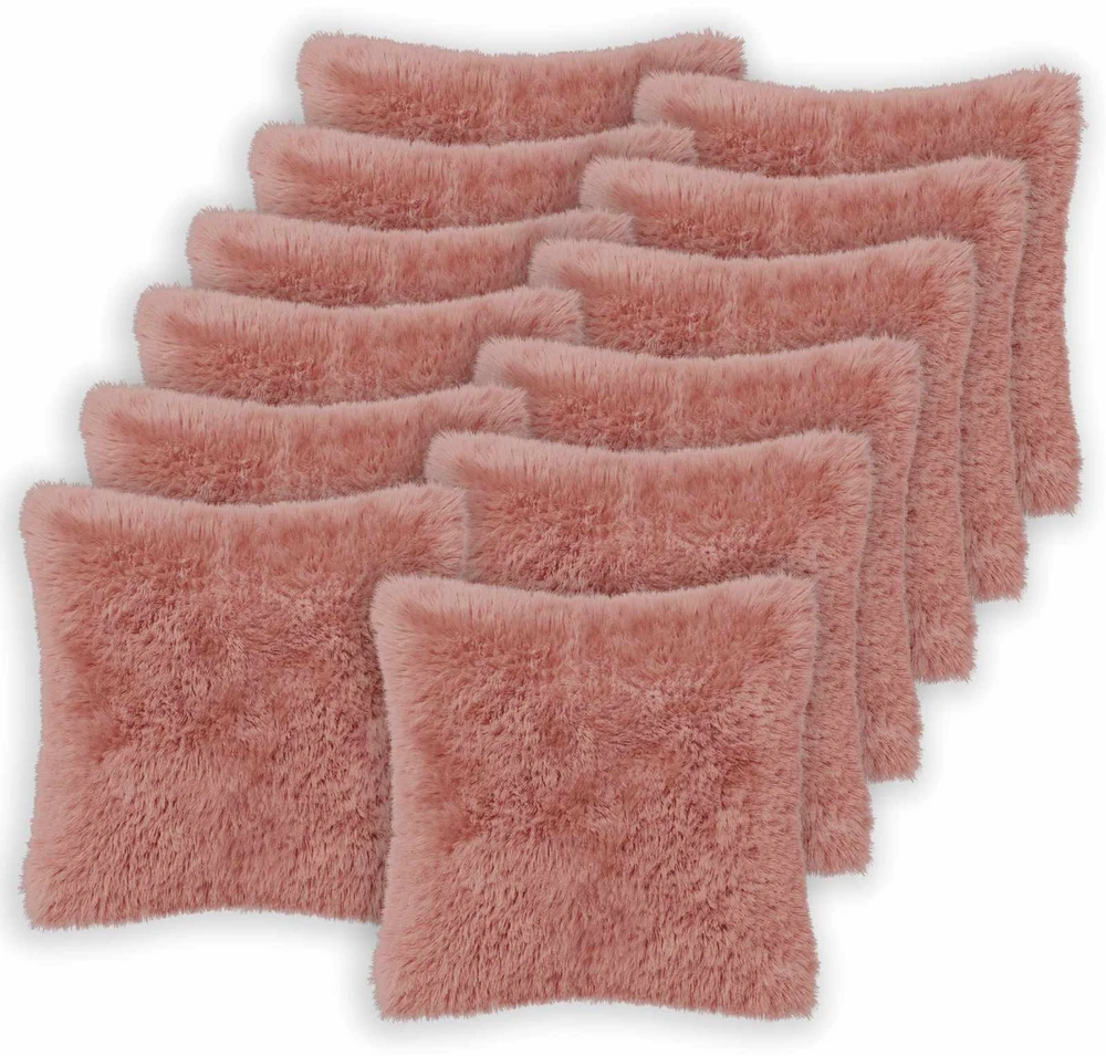 Pagalvėlės užvalkalas 12 pcs HEERLEN Rožinė 45 x 45 cm