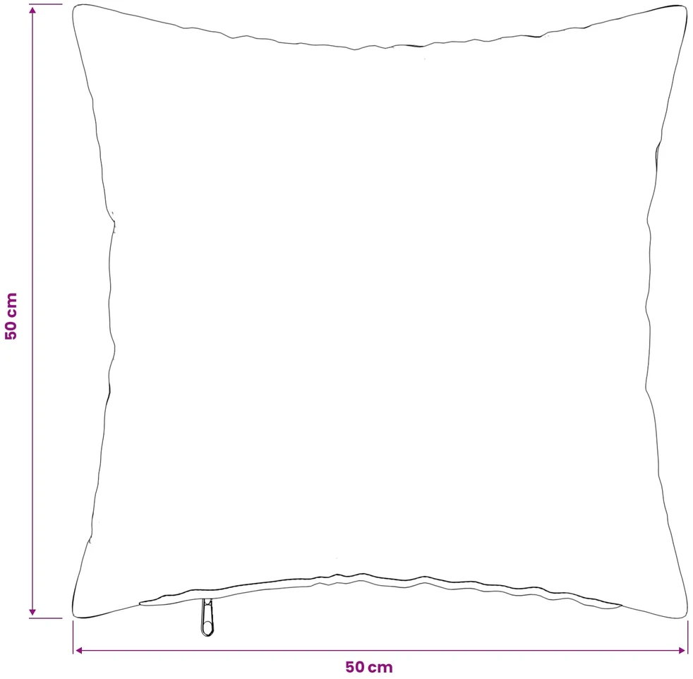 Pagalvėlės užvalkalas 12 pcs HEERLEN Smėlio 50 x 50 cm Bouclé