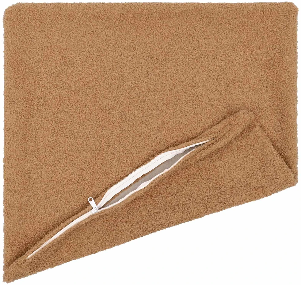 Pagalvėlės užvalkalas 12 pcs HEERLEN Smėlio 50 x 50 cm Bouclé