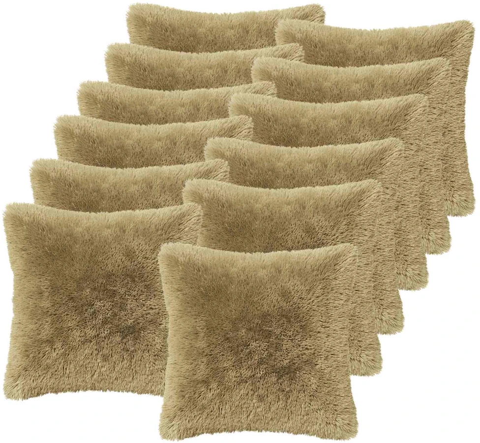 Pagalvėlės užvalkalas 12 pcs HEERLEN Šviesiai žalia 50 x 50 cm
