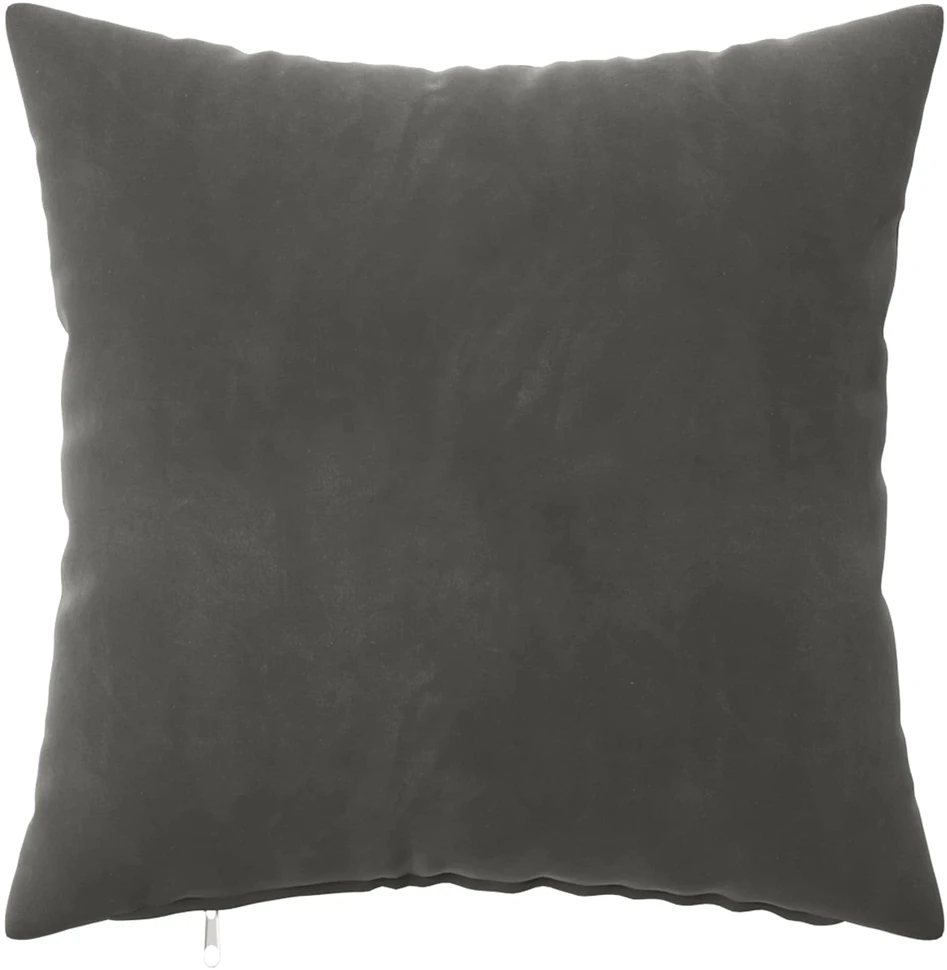Pagalvėlės užvalkalas 12 pcs HEERLEN Tamsiai pilka 50 x 50 cm