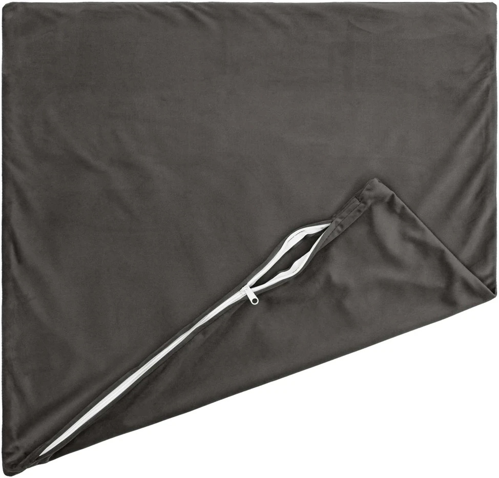 Pagalvėlės užvalkalas 12 pcs HEERLEN Tamsiai pilka 50 x 50 cm