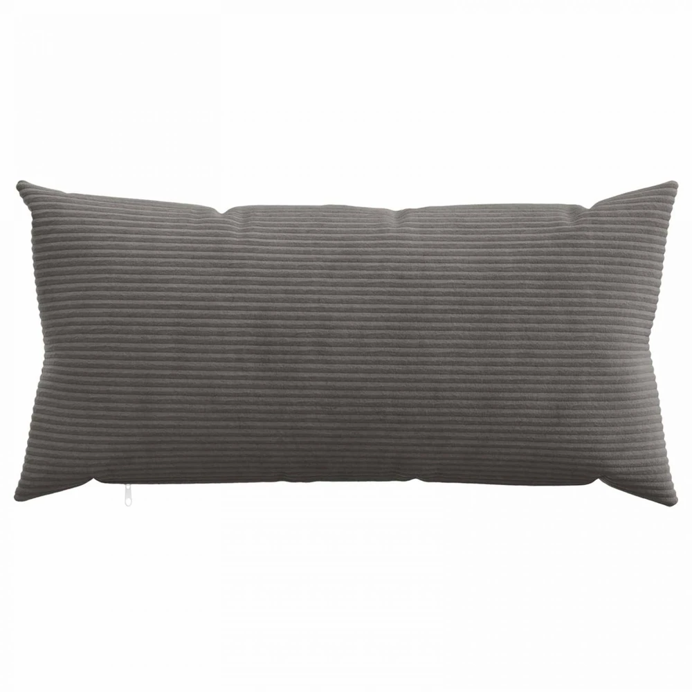 Pagalvėlės užvalkalas 12 pcs HEERLEN Tamsiai pilka 40 x 80 cm