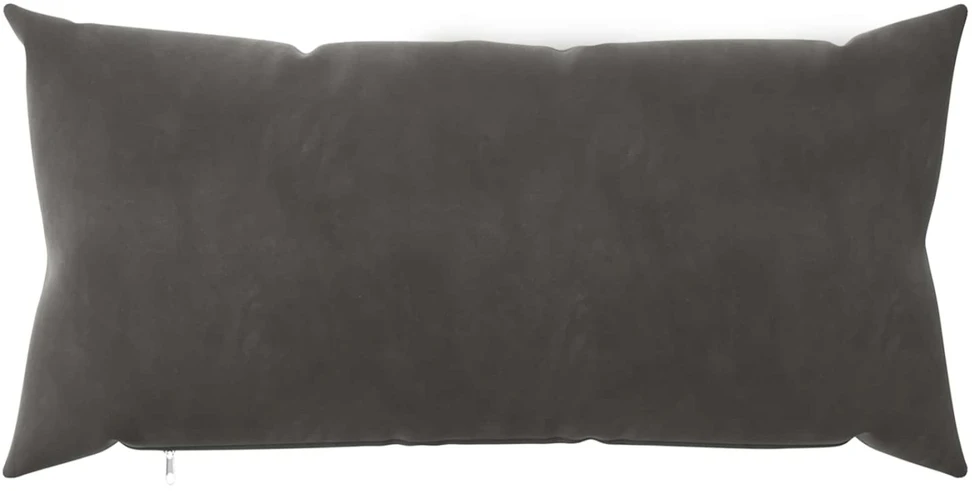Pagalvėlės užvalkalas 12 pcs HEERLEN Tamsiai pilka 40 x 80 cm