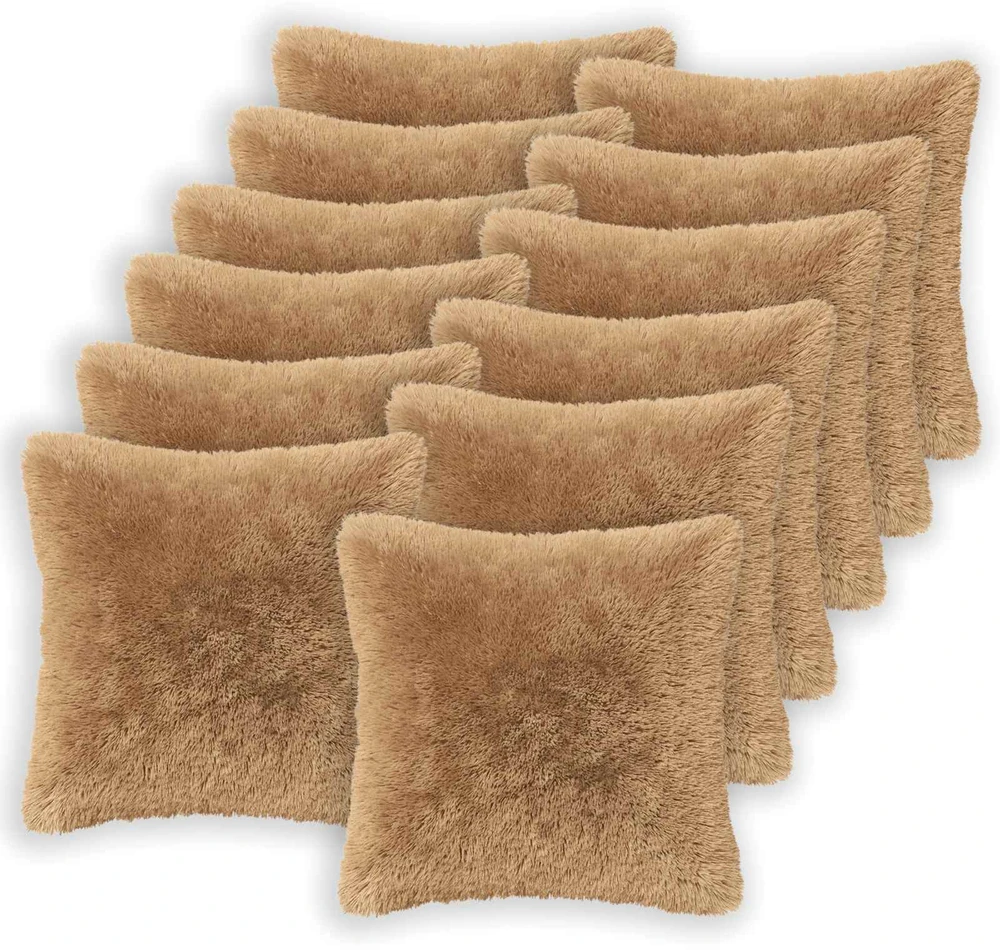 Pagalvėlės užvalkalas 12 pcs HEERLEN Taupe 45 x 45 cm