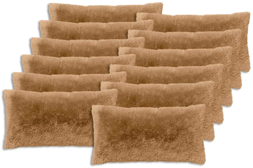 Pagalvėlės užvalkalas 12 pcs HEERLEN Taupe 40 x 80 cm