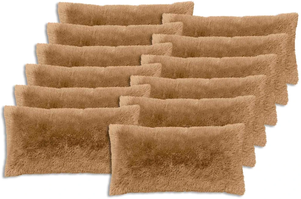 Pagalvėlės užvalkalas 12 pcs HEERLEN Taupe 40 x 80 cm