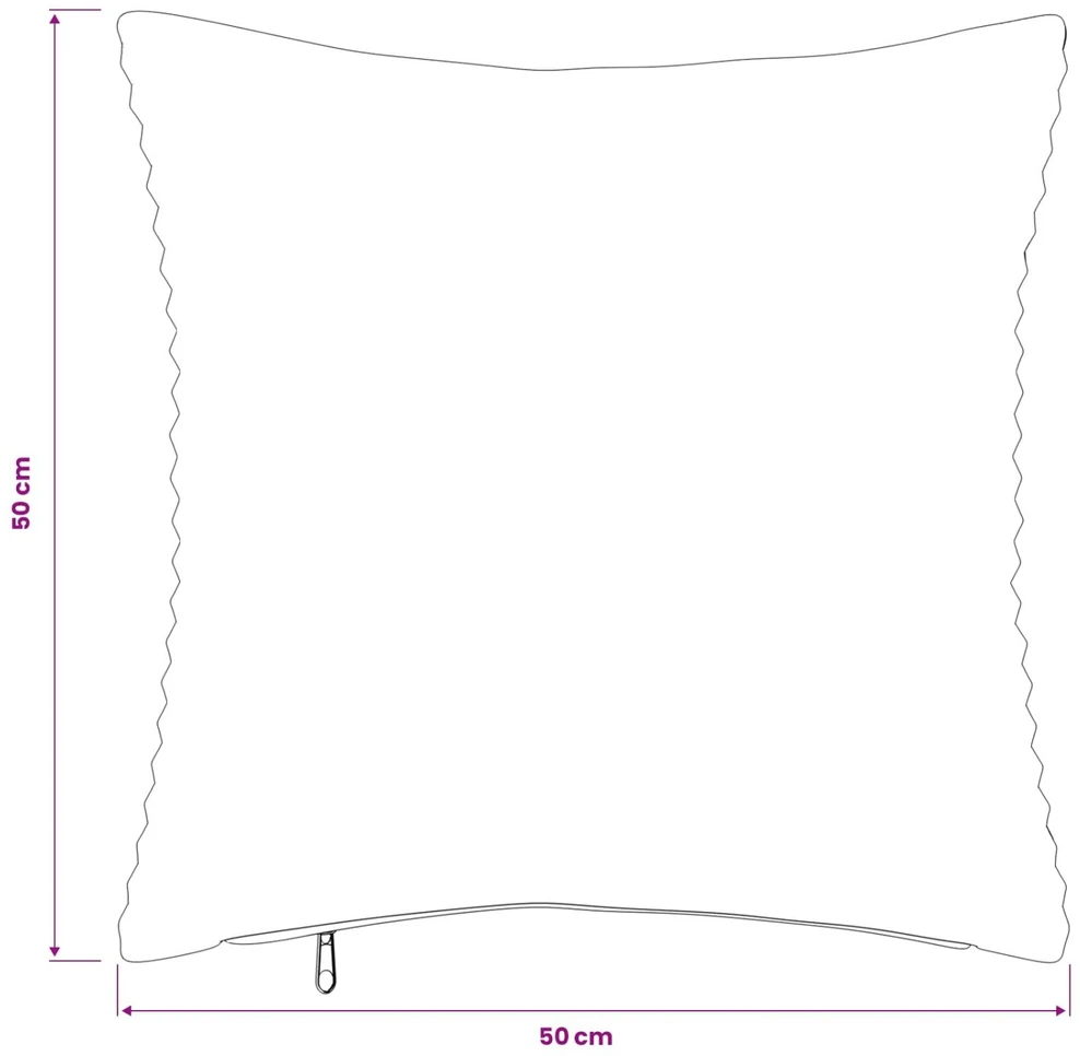 Pagalvėlės užvalkalas 12 pcs HEERLEN Žalia 50 x 50 cm mančester