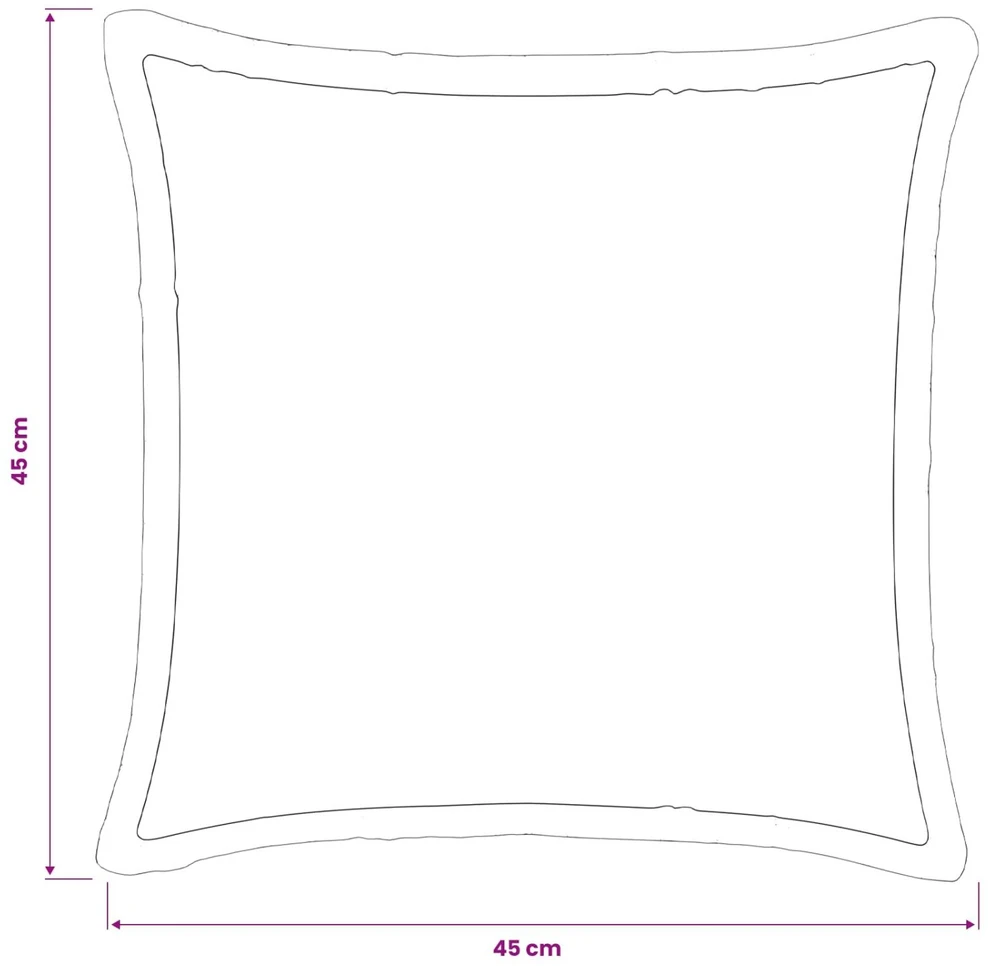 Pagalvėlės užvalkalas 12 pcs HOUTEN Juoda 45 x 45 cm Flanelė