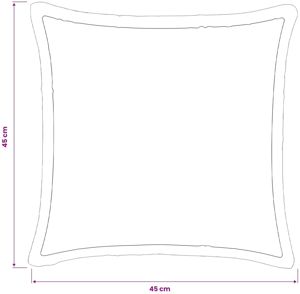 Pagalvėlės užvalkalas 12 pcs HOUTEN Juoda 45 x 45 cm Flanelė