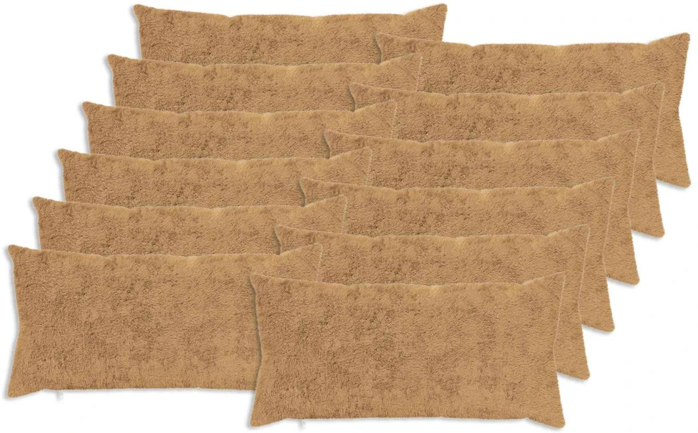 Pagalvėlės užvalkalas 12 vnt. HEERLEN Taupe 40 x 80 cm