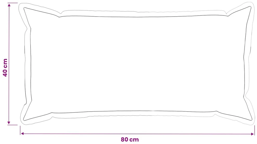 Pagalvėlės užvalkalas 12 vnt. HOUTEN Ruda 40 x 80 cm