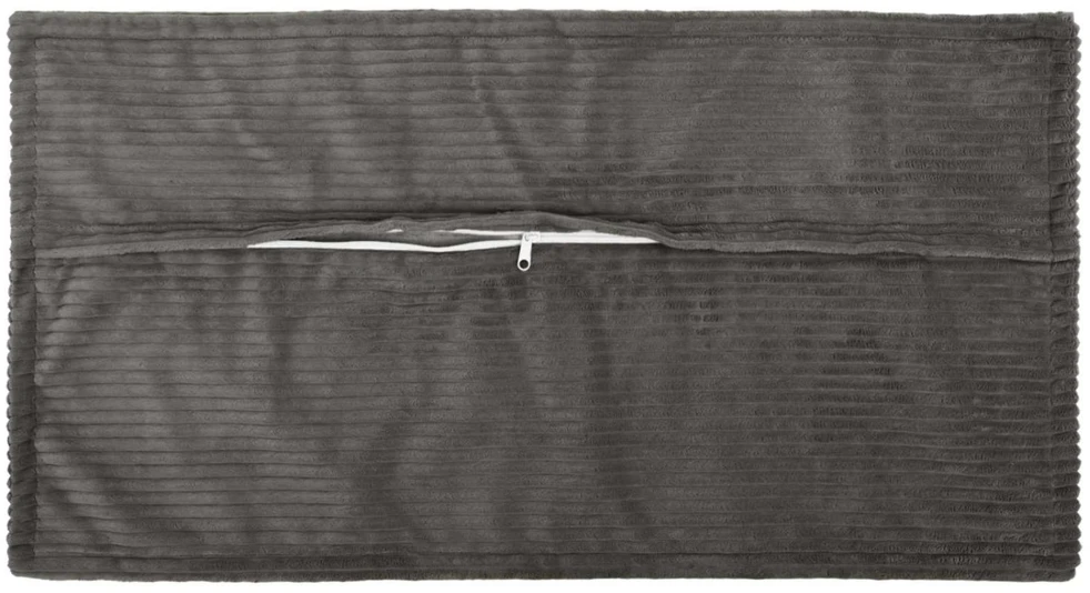 Pagalvėlės užvalkalas 12 vnt. HOUTEN Tamsiai pilka 40 x 80 cm