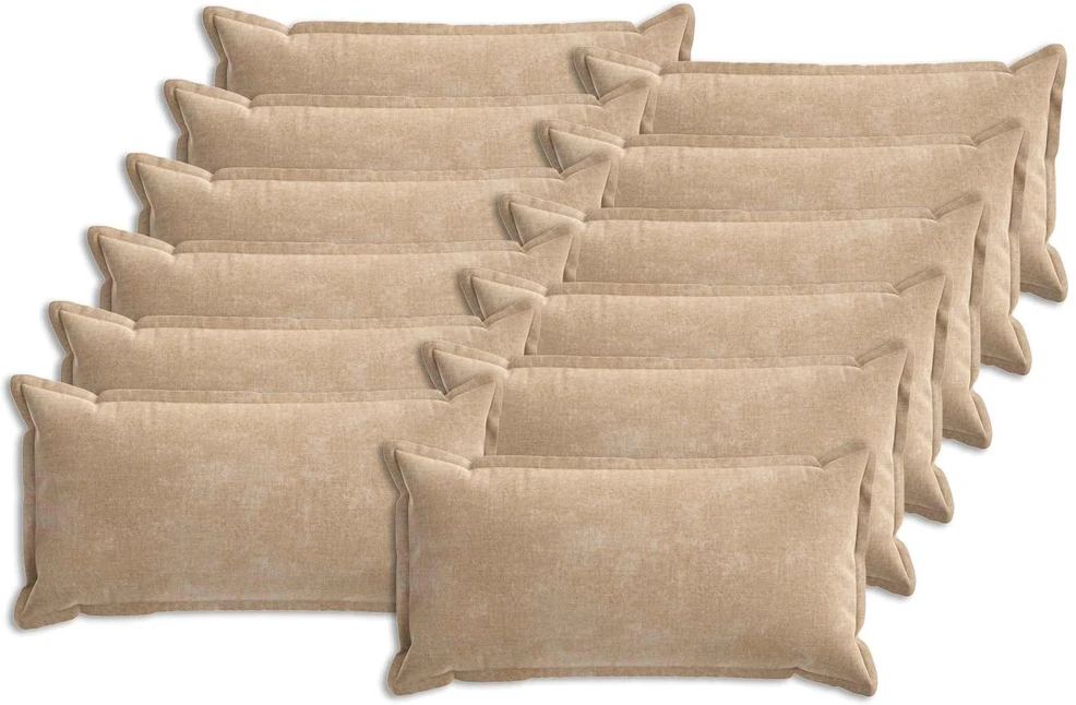 Pagalvėlės užvalkalas 12 vnt. HOUTEN Taupe 40 x 80 cm