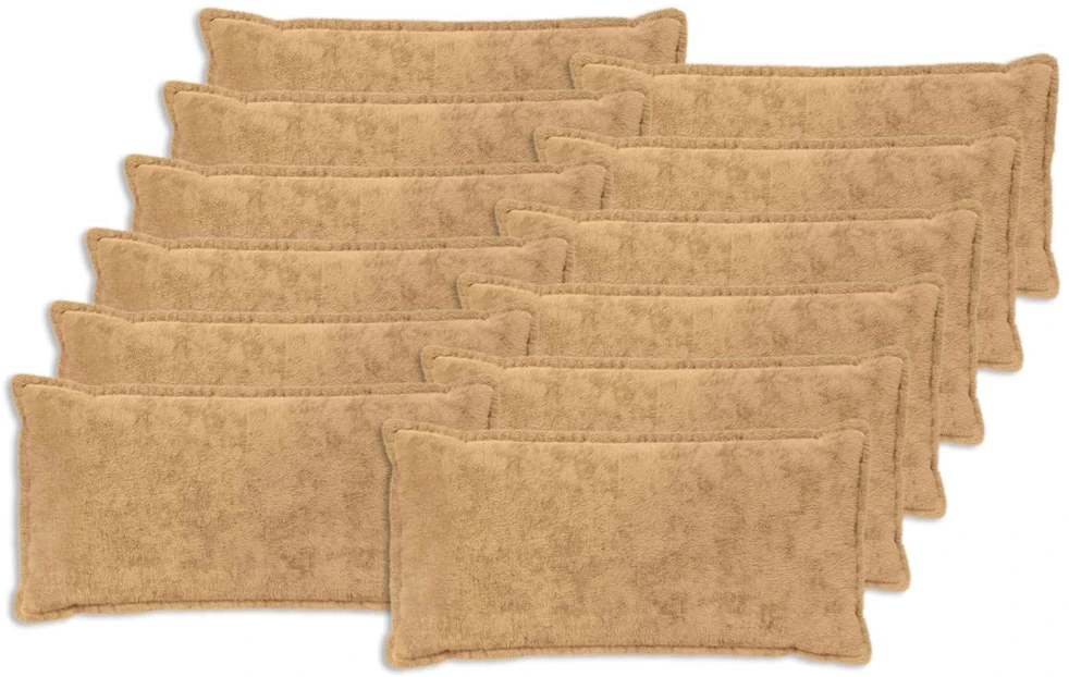 Pagalvėlės užvalkalas 12 vnt. HOUTEN Taupe 40 x 80 cm
