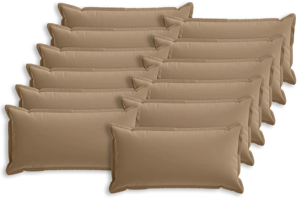 Pagalvėlės užvalkalas 12 vnt. HOUTEN Taupe 40 x 80 cm