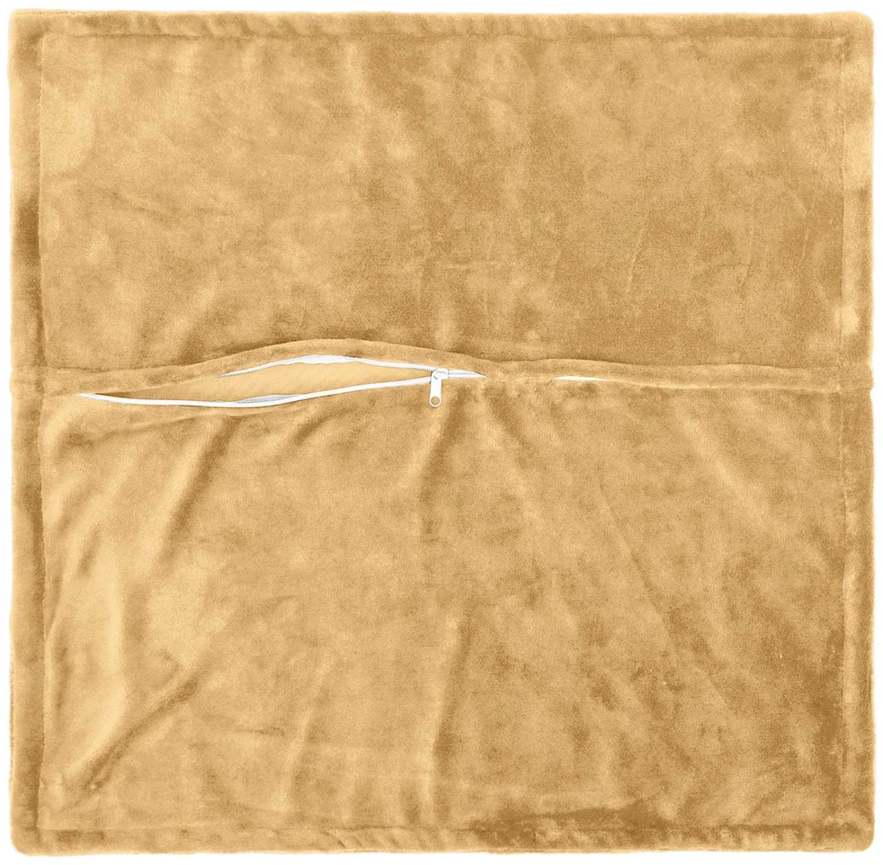 Pagalvėlės užvalkalas 12 vnt. HOUTEN Taupe 45 x 45 cm Flanelė