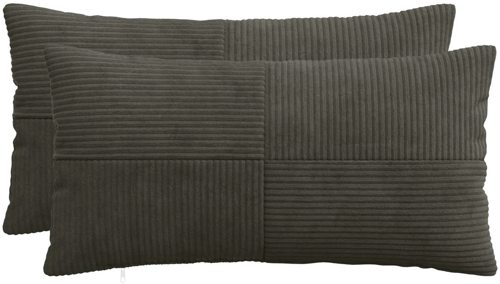 Pagalvėlės užvalkalas 2 pcs ALMELO Antracito 40 x 70 cm