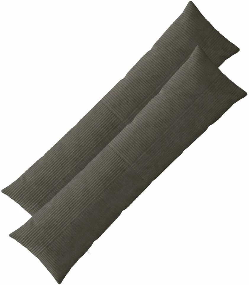 Pagalvėlės užvalkalas 2 pcs ALMELO Antracito 40 x 145 cm