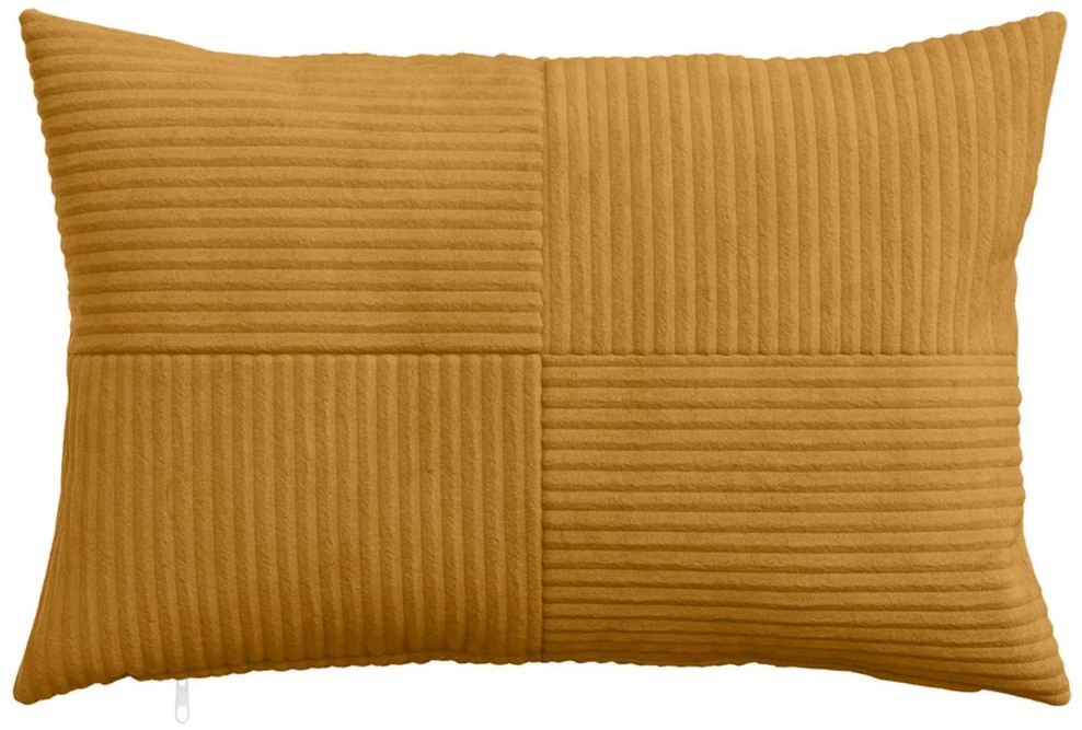 Pagalvėlės užvalkalas 2 pcs ALMELO Geltona 50 x 80 cm mančester